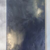 画像1756：カルチェ ラザータ　黒白 大理石調 ワックス磨き